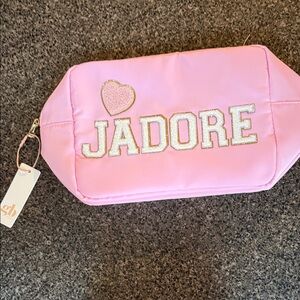 GB Girls Light Pink insulated lunch Bag with Gold Zipper